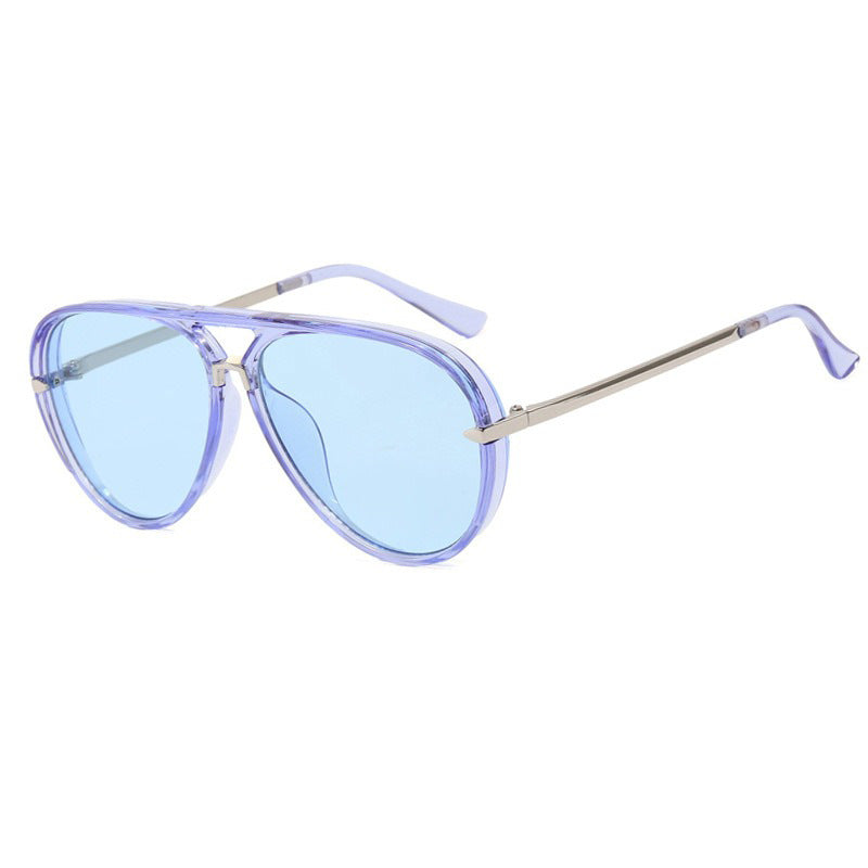 Retro Large Frame Sunglasses for Men and Women