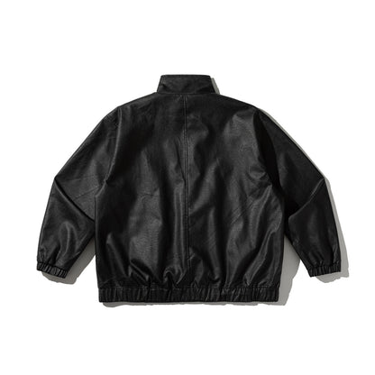 Men's PU Leather Workwear Jacket