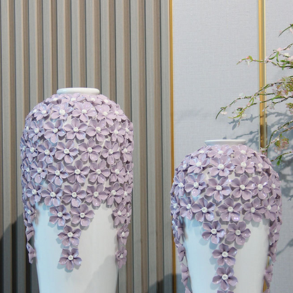 Handmade Ceramic Flower Vase for Home Decor