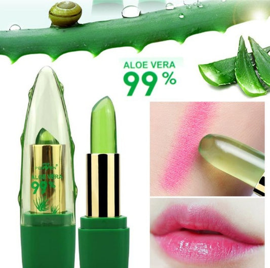 Aloe Vera Color-Changing Anti-drying Lip Balm Moisturizing Care