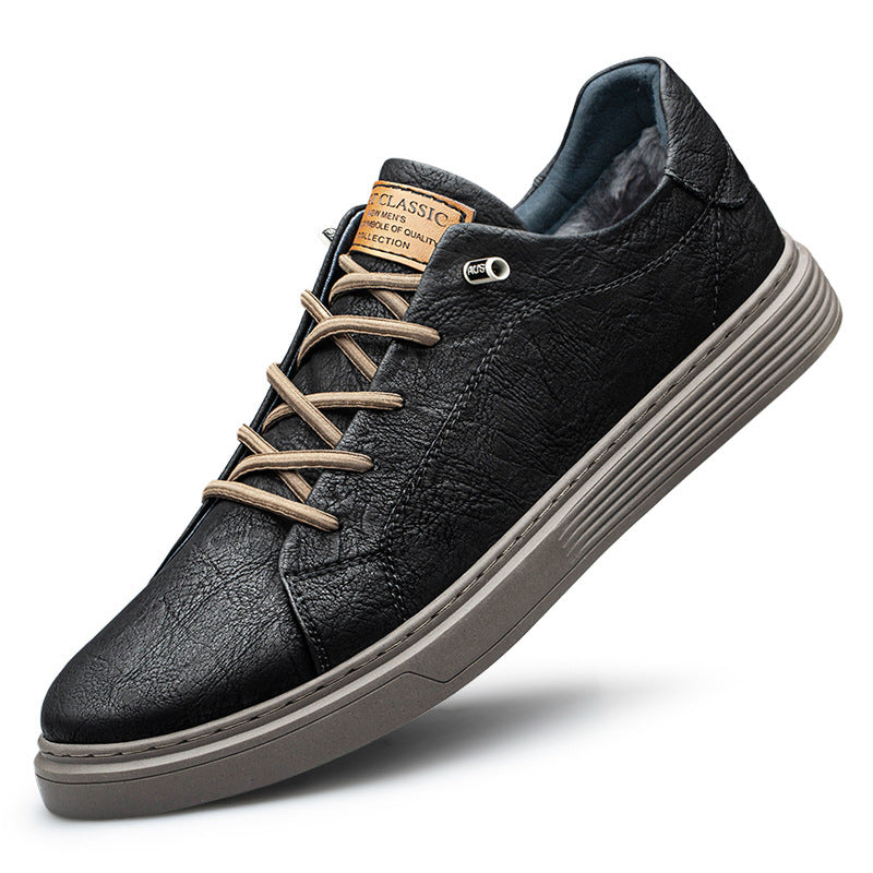 Casual Leather Slip-On Shoes for Men