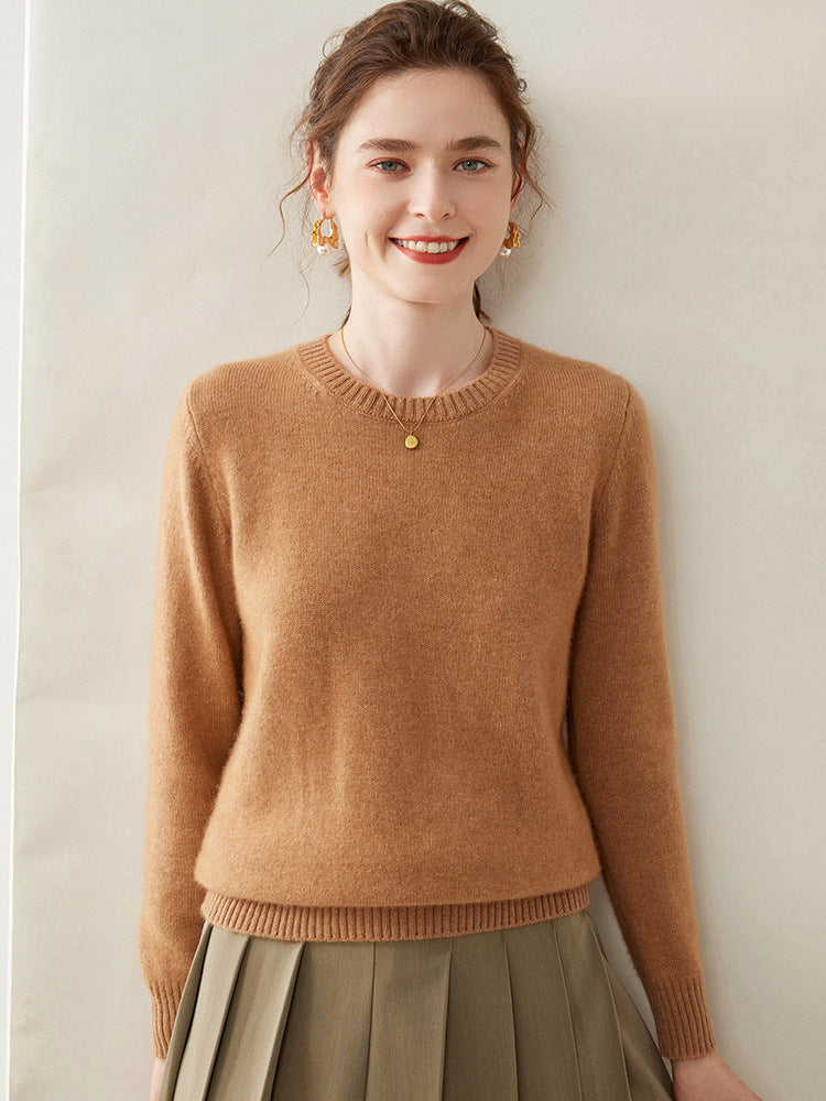 Womens Hooded Cashmere Blend Sweater