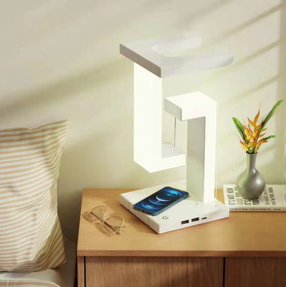 Creative Smartphone Wireless Charging Table Lamp For Bedroom