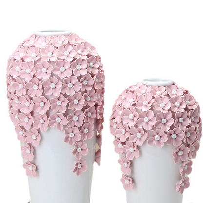 Handmade Ceramic Flower Vase for Home Decor