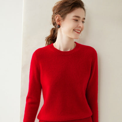 Womens Hooded Cashmere Blend Sweater