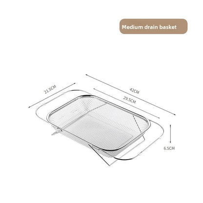 Retractable Stainless Steel Sink Drain Basket