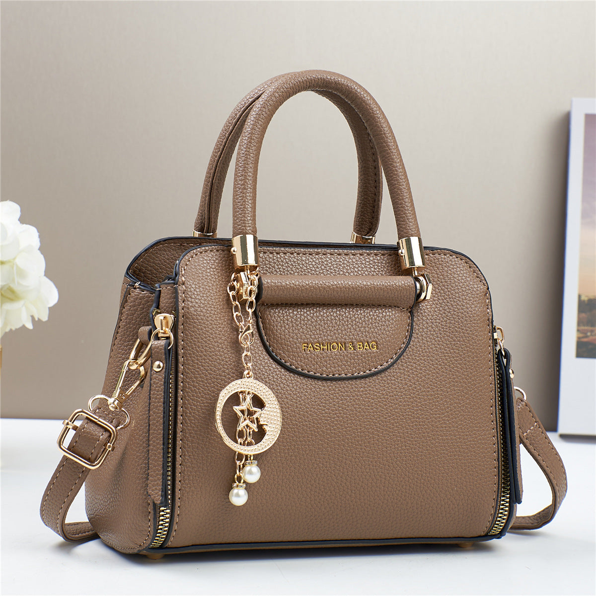 Fashionable Versatile Casual Western-style Minimalist Trendy High-end Large-capacity Light-luxury And Niche