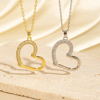 Heart Zircon Necklace