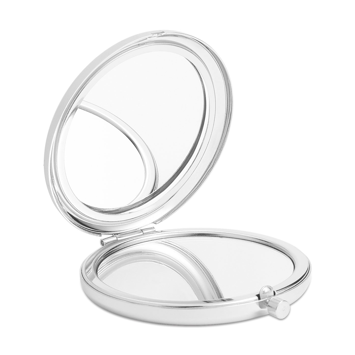 Foldable Double-Sided Metal Makeup Mirror