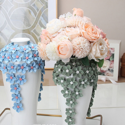 Handmade Ceramic Flower Vase for Home Decor