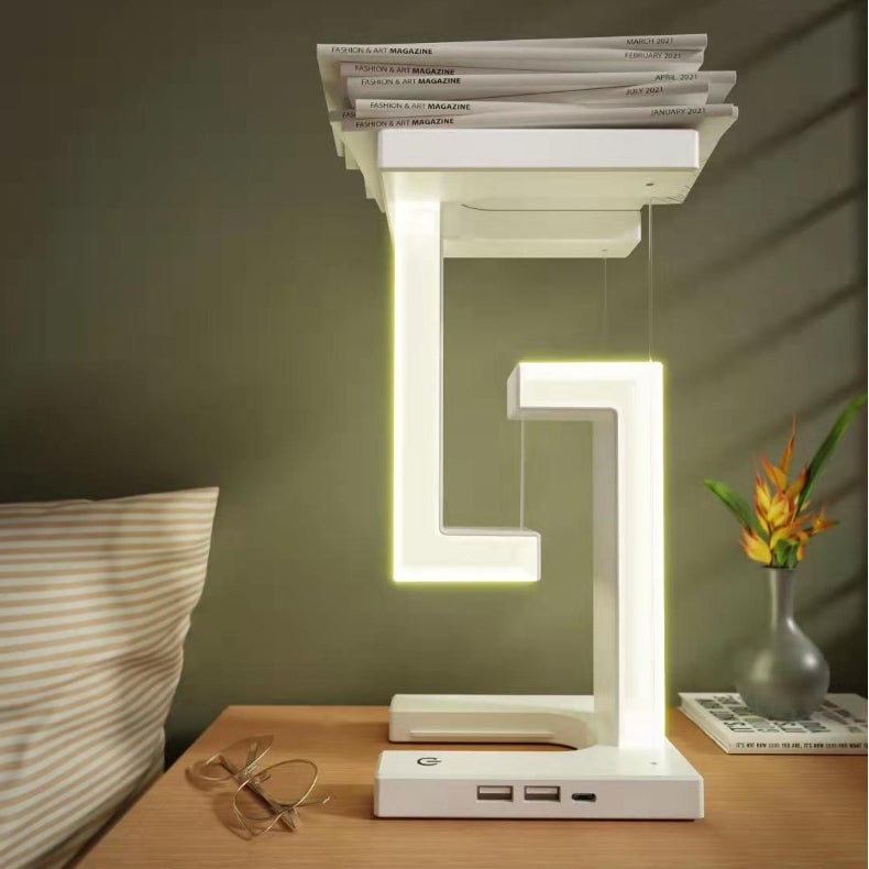 Creative Smartphone Wireless Charging Table Lamp For Bedroom