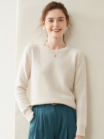 Womens Hooded Cashmere Blend Sweater