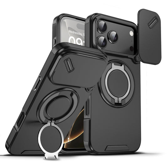 Magnetic Phone Case with Holder for iPhone Series