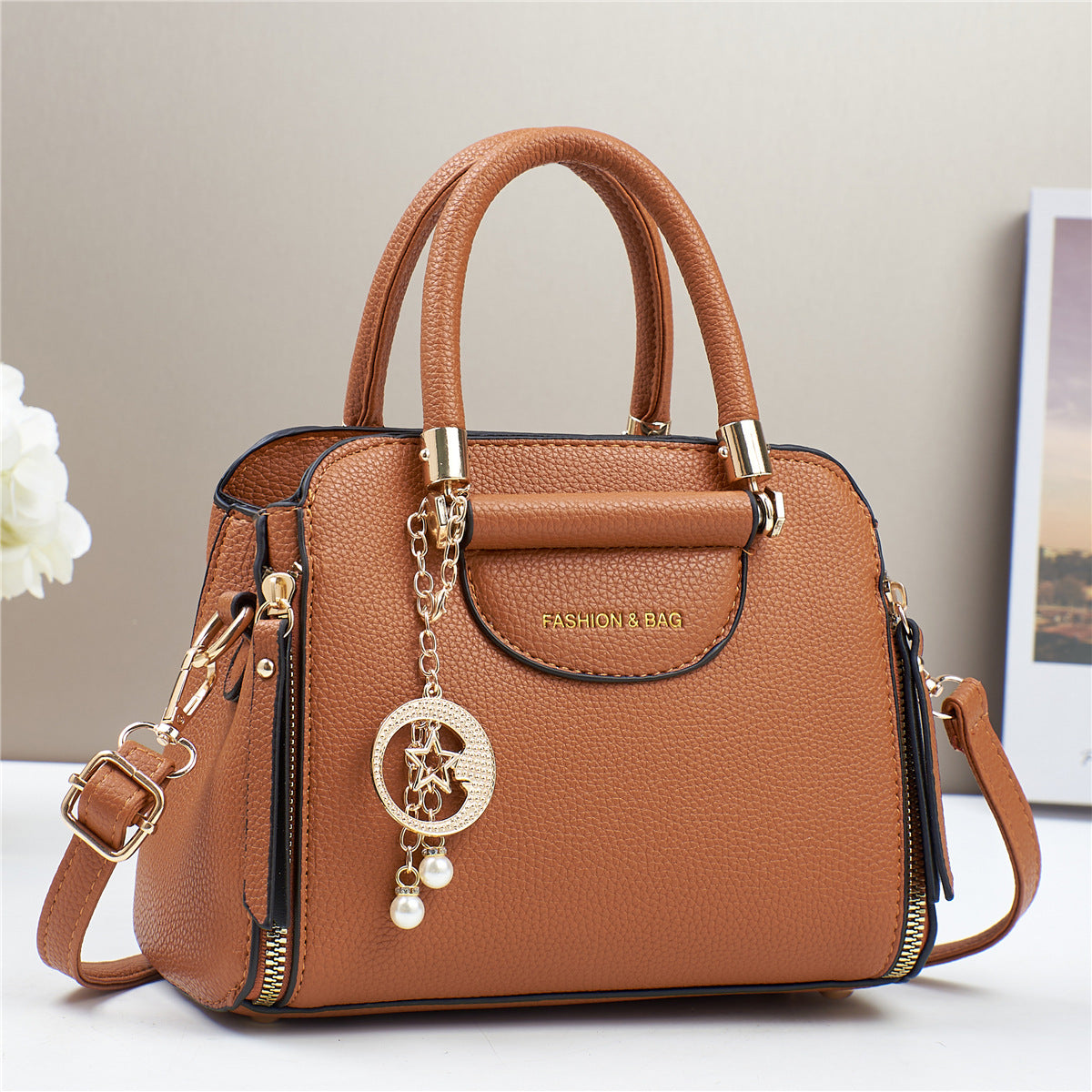 Fashionable Versatile Casual Western-style Minimalist Trendy High-end Large-capacity Light-luxury And Niche