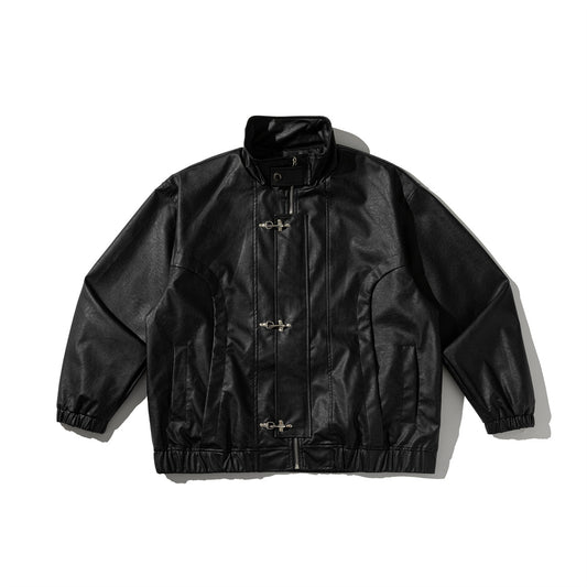 Men's PU Leather Workwear Jacket