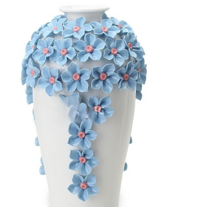 Handmade Ceramic Flower Vase for Home Decor