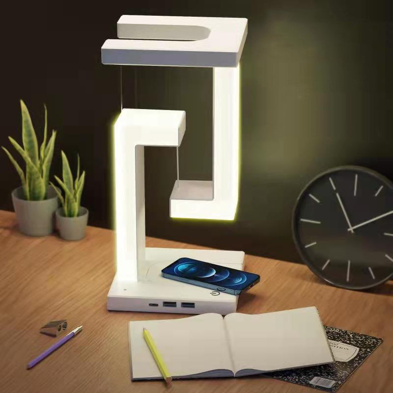 Creative Smartphone Wireless Charging Table Lamp For Bedroom